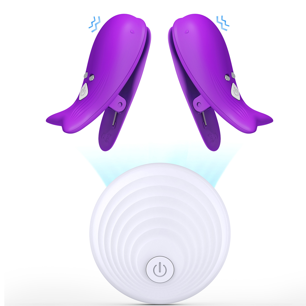 Massage - Vibrating Nipple Clamp Breast Massage Female