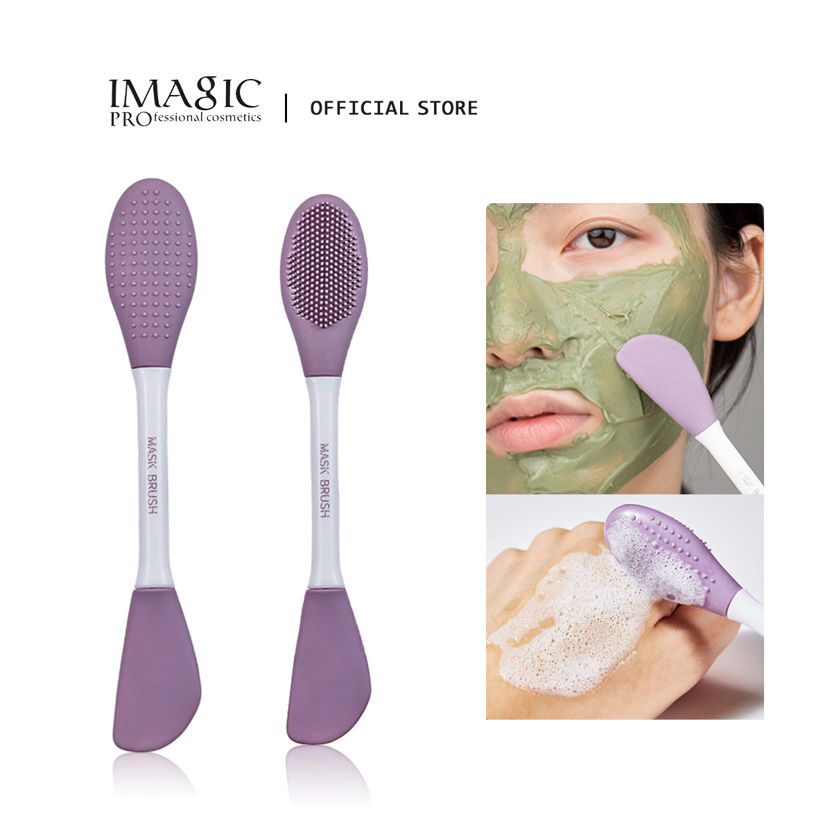 Silicone Face Scrubber Electric - IMAGIC Silicone Rửa Mặt & Mặt