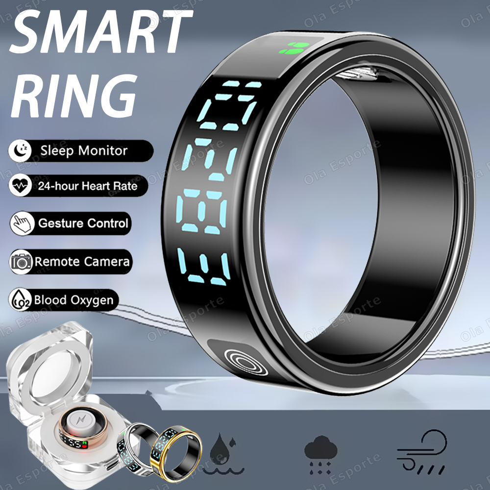SR08 Smart Ring with Charging  - đánh giá và giá Health Monitors