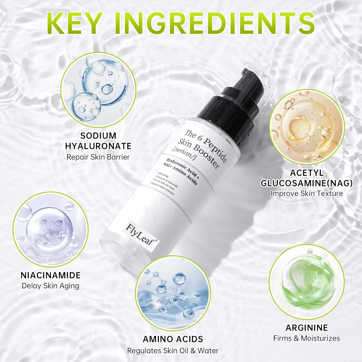 150ml Peptide Skin Booster Ton - đánh giá và giá Hyaluronic Acid Facial Serum