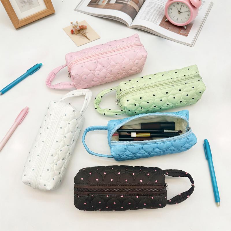 Portable Polka Dot Cosmetic Ba - đánh giá và giá Makeup
