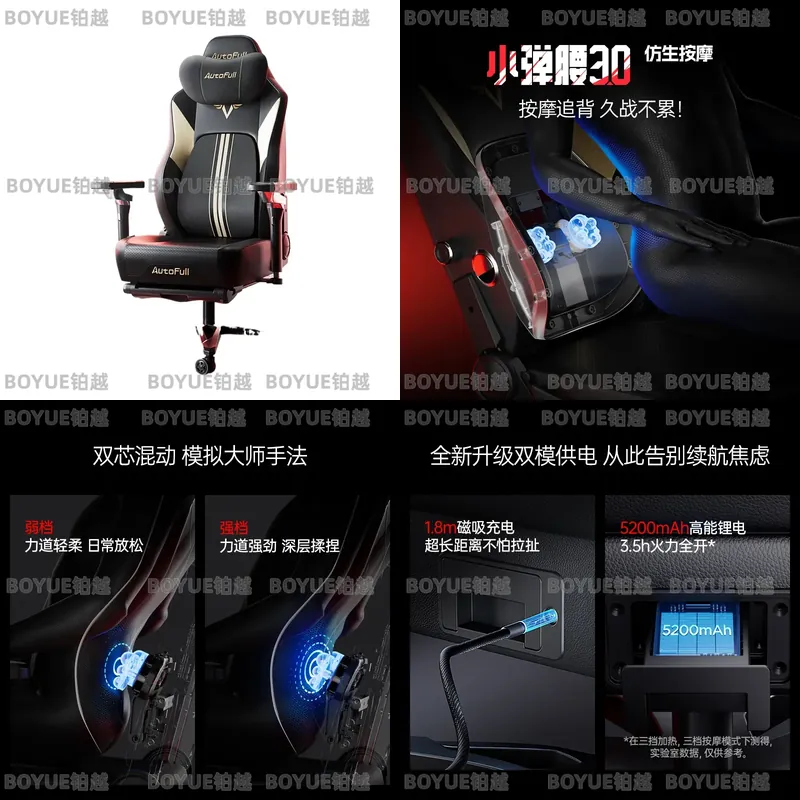 Ergonomic Gaming Chair with 8D - đánh giá và giá Massage