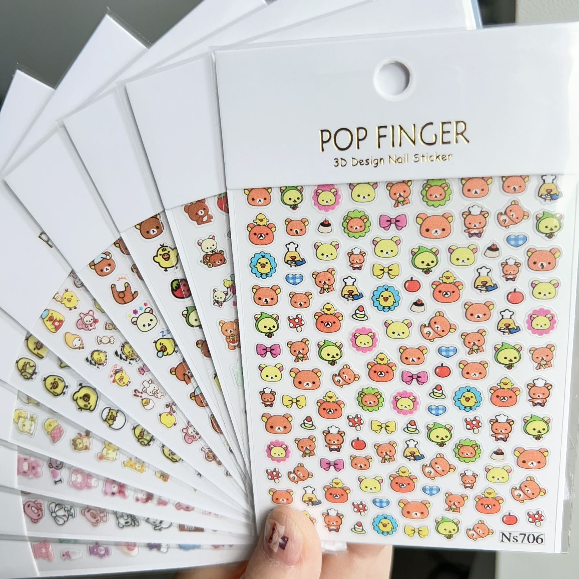 6pcs Cartoon Anime for Rilakku - đánh giá và giá Nail Art