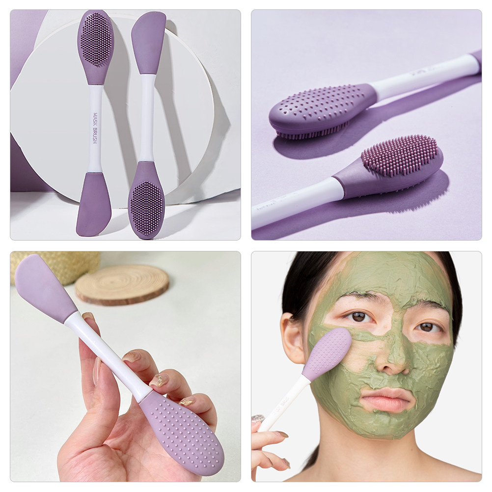 Silicone Dual-Head Face Mask B - đánh giá và giá Silicone Face Scrubber Electric