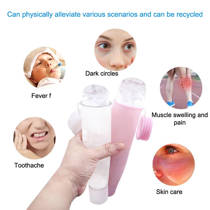 1PC Silicone Cube Tray Shape I - đánh giá và giá Face Ice Roller Puffiness