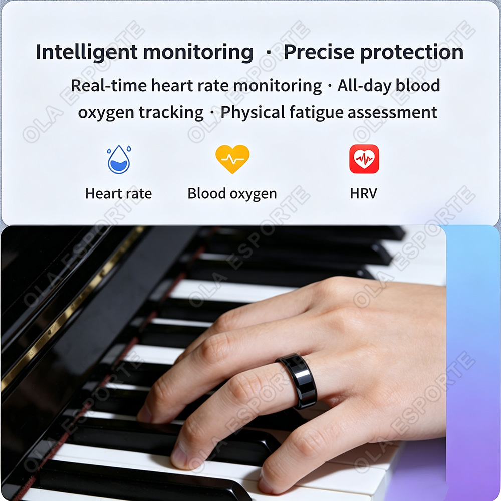 Ceramic Smart Ring Heart Rate  - đánh giá và giá Health Monitors