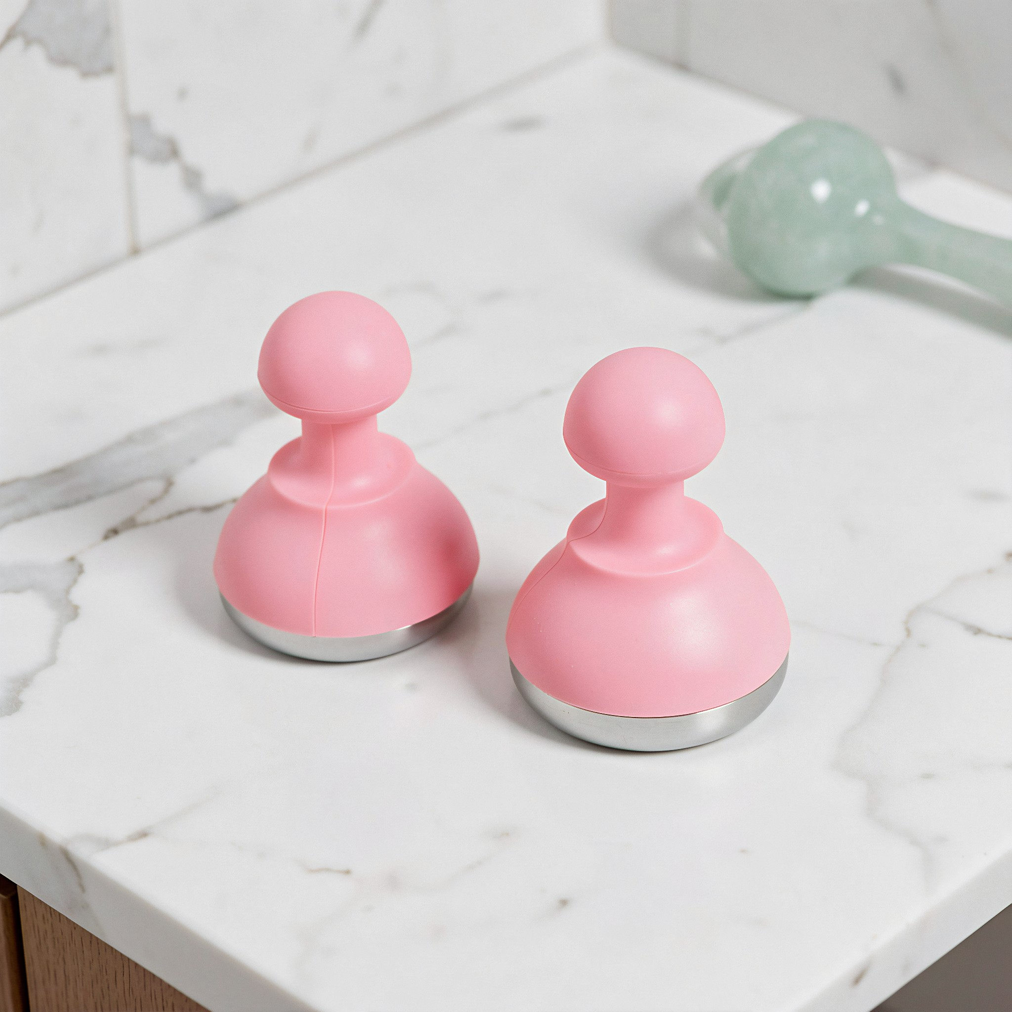 2Pcs Pink Ice Facial Massager  - đánh giá và giá Face Ice Roller Puffiness