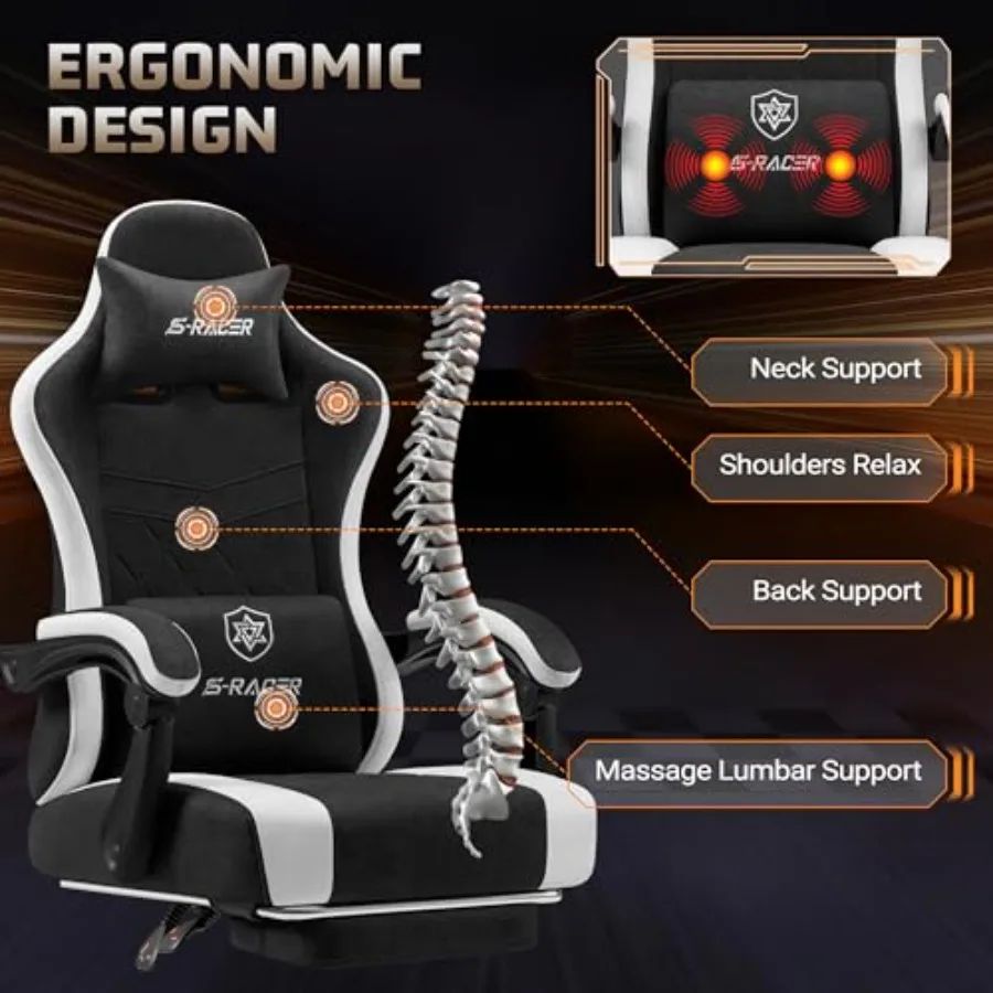 Gaming chair for adults with m - đánh giá và giá Massage