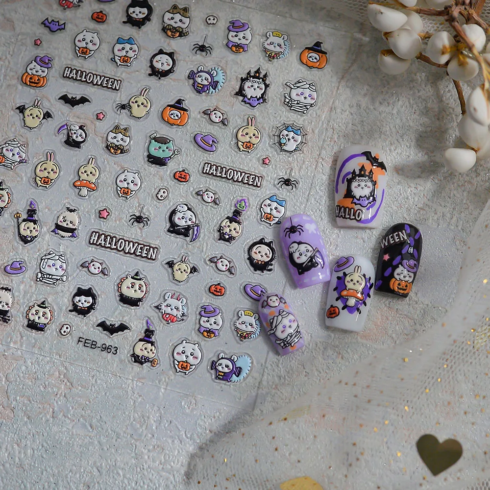 New Chiikawa 5D Embossed Nail  - đánh giá và giá Nail Art