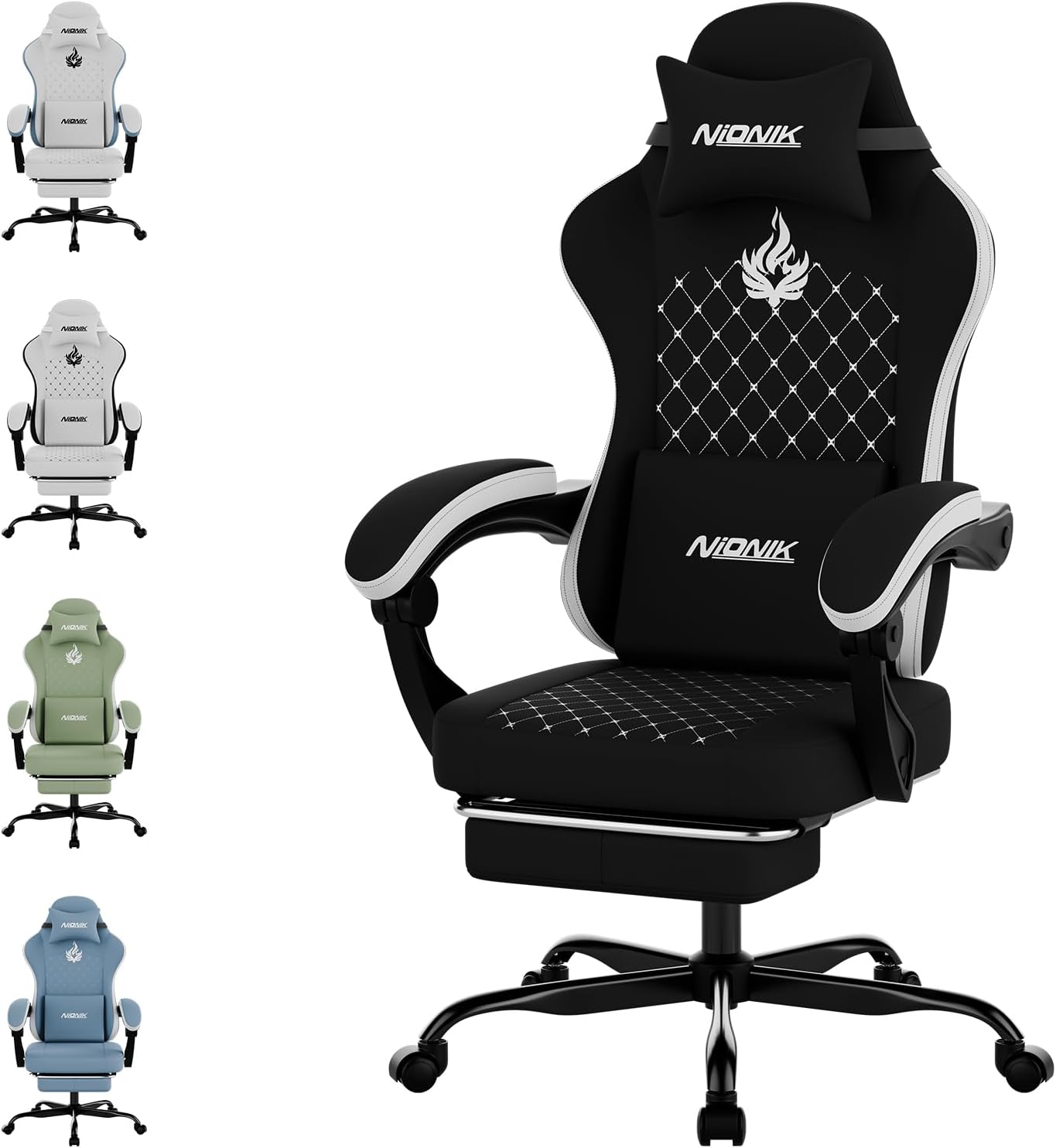 Gaming Chair with Massage,Ergo - đánh giá và giá Massage