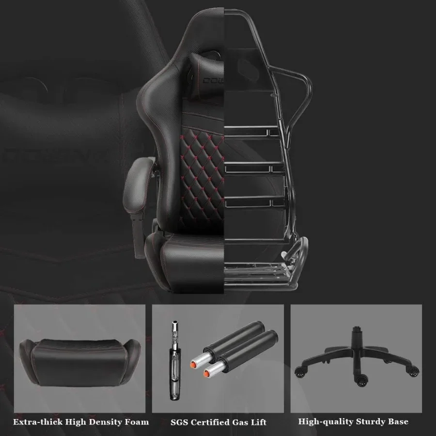 Gaming Chair Big and Tall for  - đánh giá và giá Massage